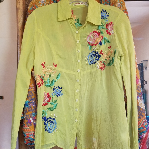 JOHNNY WAS VINTAGE BLOUSE. - Picture 2 of 5